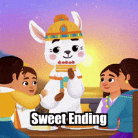 Friends Cake GIF by Llamaozi