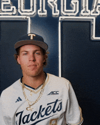 Georgia Tech Baseball GIF by Georgia Tech Yellow Jackets