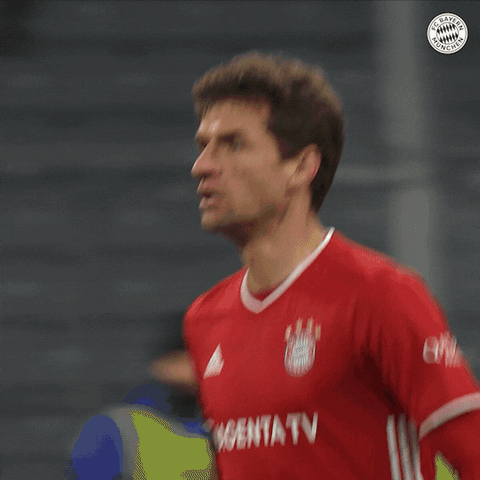 Champions League Reaction GIF by FC Bayern Munich