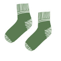 dashustinka fall autumn cozy socks Sticker