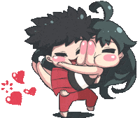 I Love You Hug Sticker by Jin