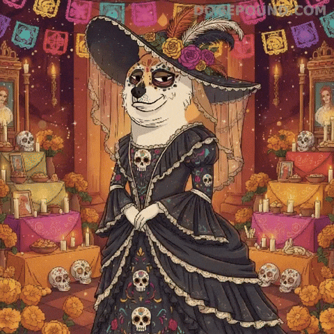 Sassy Day Of The Dead GIF by Doge Pound