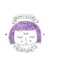 whatever STICKER by imoji
