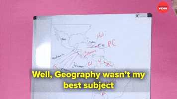 Geography wasn't my subject