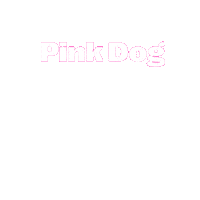 Pds Pink Dog Sticker by Pink Dog Studio