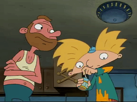 hey arnold nicksplat GIF
