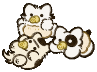 nuinoi baby ねこ 猫 犬 Sticker