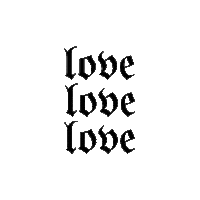 Black And White Love Sticker by Ainoa