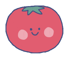 Fruit Tomato Sticker by Marie Boiseau