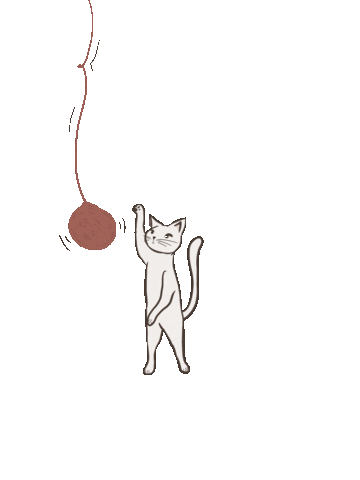 Cat Playing Sticker