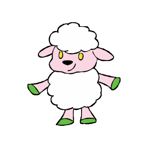 Sheep Yarn Sticker by CHEBLO