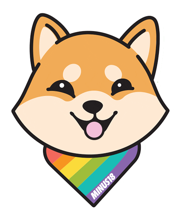 Mardi Gras Dog Sticker by Minus18