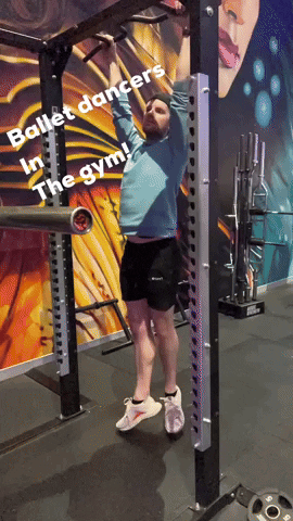 athletistry ballet dancers in the gym GIF