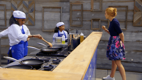 high five christina tosi GIF by MasterChef Junior