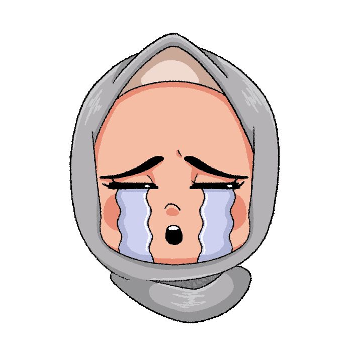 imcleem giphyupload sad cry hijabi Sticker
