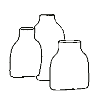 Ceramics Vase Sticker