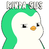Suspicious Face Sticker by Abster