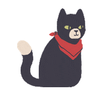 ruillu cat illustration cats meow Sticker