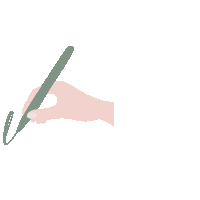 Hand Pen Sticker by Organising Life Beautifully