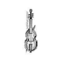 Sound Of Music Vintage Sticker by The Wild Curiosity