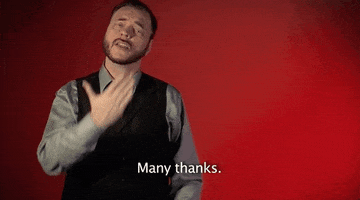 sign language many thanks GIF by Sign with Robert