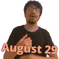 August 29 Sticker