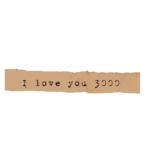 I Love You Tape Sticker