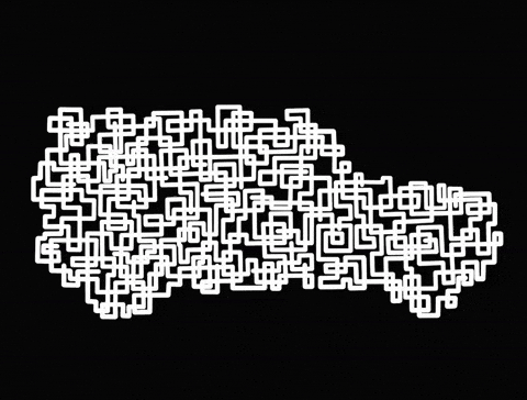 Black And White Art GIF by Tienqa