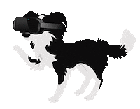 Virtual Reality Dog Sticker by Teachtoday