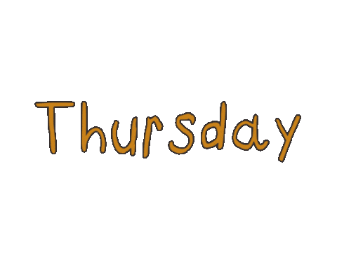 Happy Thursday Sticker