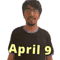 April 9 Sticker