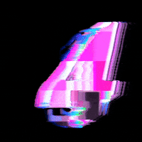 Glitch Numbers GIF by #BASILIO