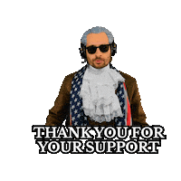 Supporting Thank You For Your Support Sticker