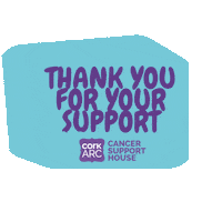 Thank You For Your Support Sticker by Cork ARC