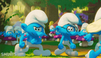 Friends Dancing GIF by Smurfs Movie