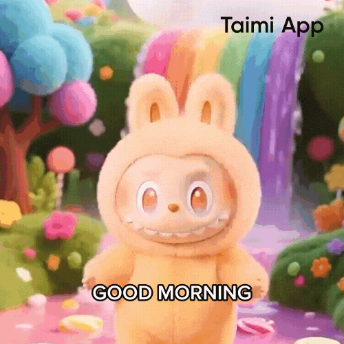 Good Morning Labubu GIF by Taimi