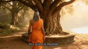 Meditate Leaving GIF by Collective Media Network