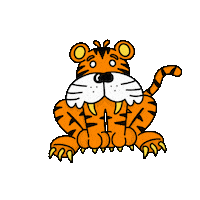 mjwelch cat cartoon animal kitty Sticker