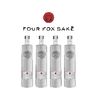 Drink Sake Sticker by FourFoxSake