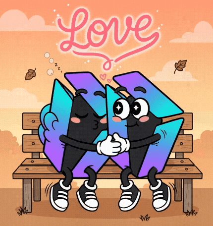 Fall In Love Friends GIF by IDX Solana