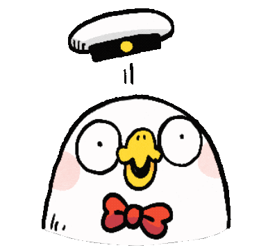 mercylokki 鳥 びっくり 驚き カモメ Sticker