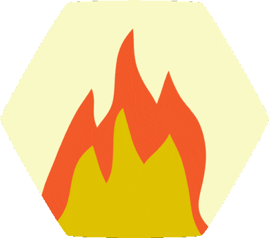 Fire Bonfire Sticker by Bravo Supermarket