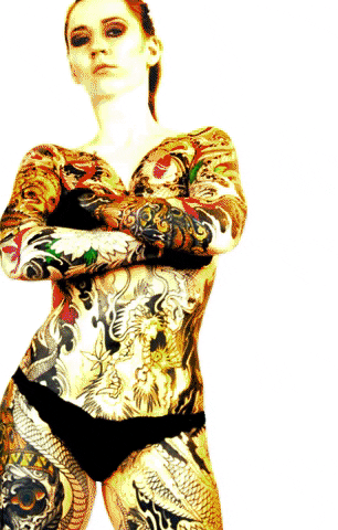 jennimitkovic giphygifmaker tattoo body tattoos GIF