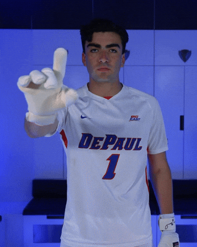 Mens Soccer GIF by DePaul Athletics