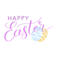 Easter Eggs Holiday Sticker
