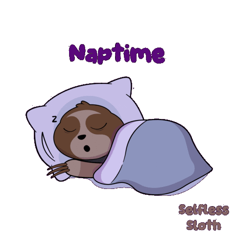 Nap Sloth Sticker by VeeFriends