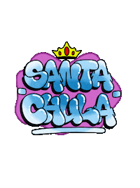 Santa Graffiti Sticker