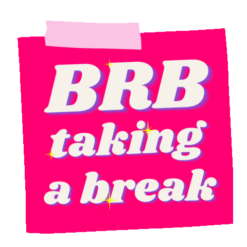 Mental Health Break Sticker by Journify - Your Journey To Chill