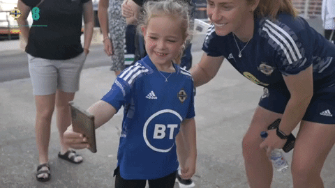 Little Girl Football GIF by Northern Ireland