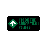 Hiking Bruce Sticker by BruceTrailConservancy